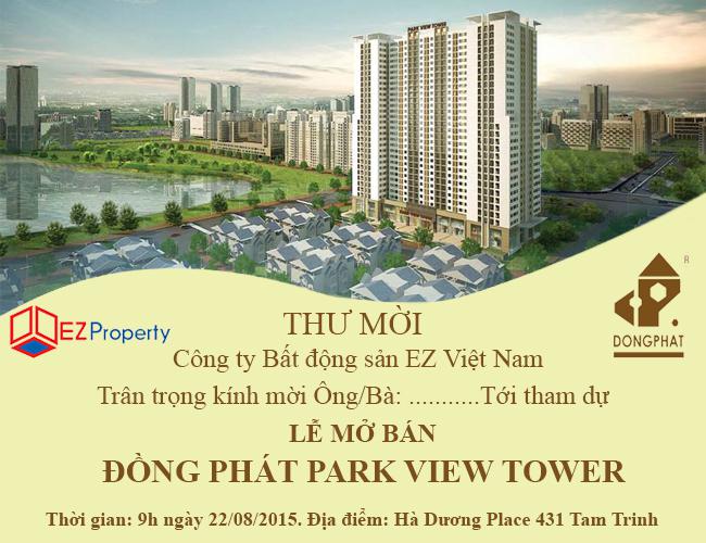 Mở bán chung cư Đồng Phát Park View