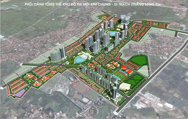 Bán liền kề - biệt thự Khu đô thị Kim Chung - Di Trạch
